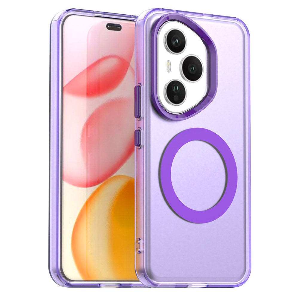 Coque MagSafe pour Honor 400 Pro, Techsuit, CandyCase, Violet