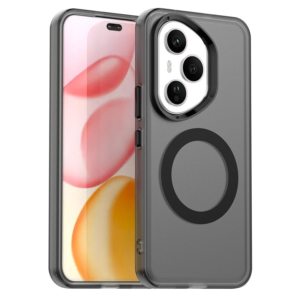 Coque MagSafe pour Honor 400 Pro, Techsuit, CandyCase, Noire