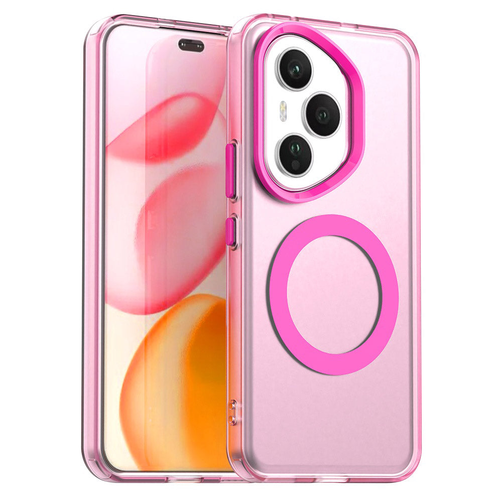 Coque MagSafe pour Honor 400 Pro, Techsuit, CandyCase, Rose