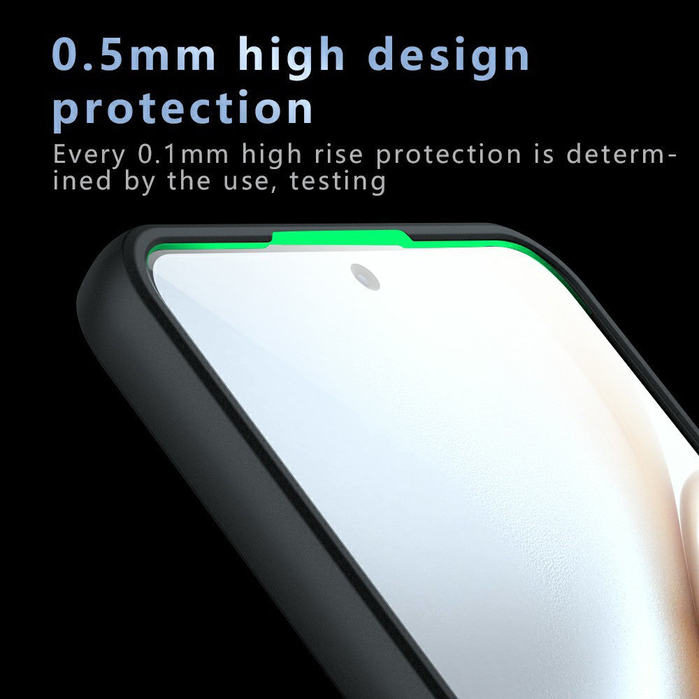 Coque MagSafe pour Honor 400 Smart 4G / X7d 4G / 400 Smart 5G, Techsuit, PureFrost, Noir Satiné