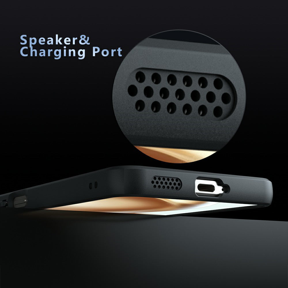 Coque MagSafe pour Honor 400 Smart 4G / X7d 4G / 400 Smart 5G, Techsuit, PureFrost, Noir Satiné