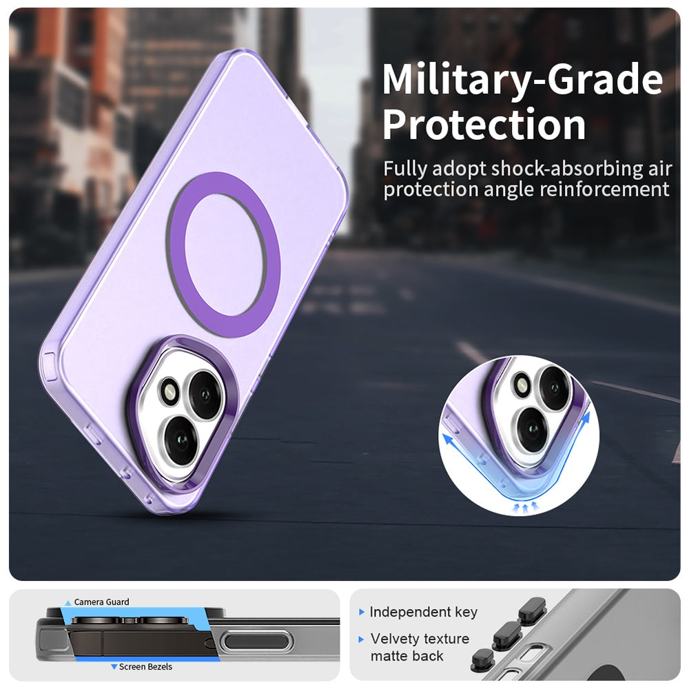 Coque MagSafe pour Honor 400, Techsuit, CandyCase, Violet