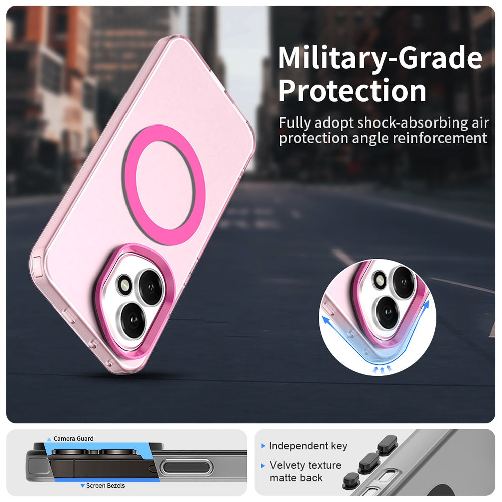 Coque MagSafe pour Honor 400, Techsuit, CandyCase, Rose
