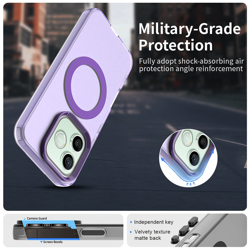 MagSafe-Hülle für Honor 600 Lite, Techsuit, CandyCase, Lila