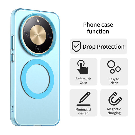 MagSafe Hülle für Honor Magic8 Lite, Techsuit, CandyCase, Blau