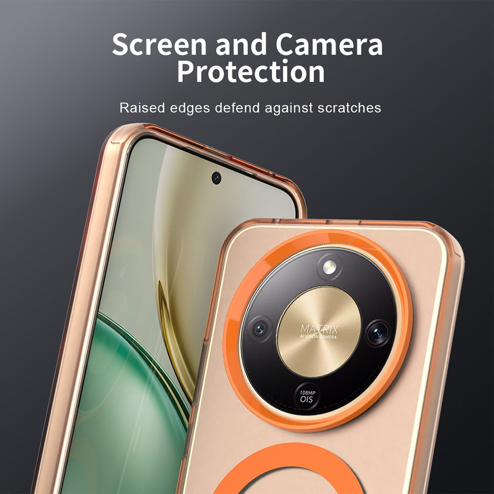 MagSafe Hülle für Honor Magic8 Lite, Techsuit, CandyCase, Orange