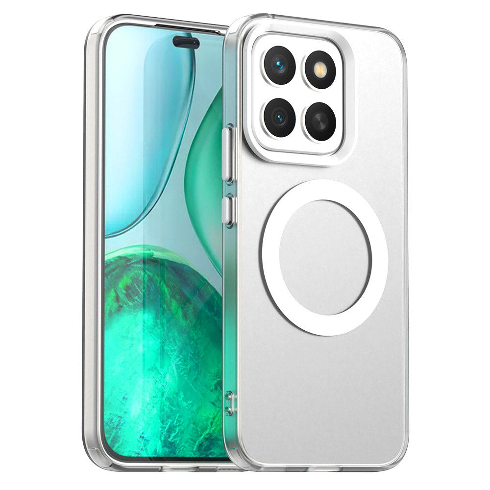 Coque MagSafe pour Honor X8c, Techsuit, CandyCase, Blanche