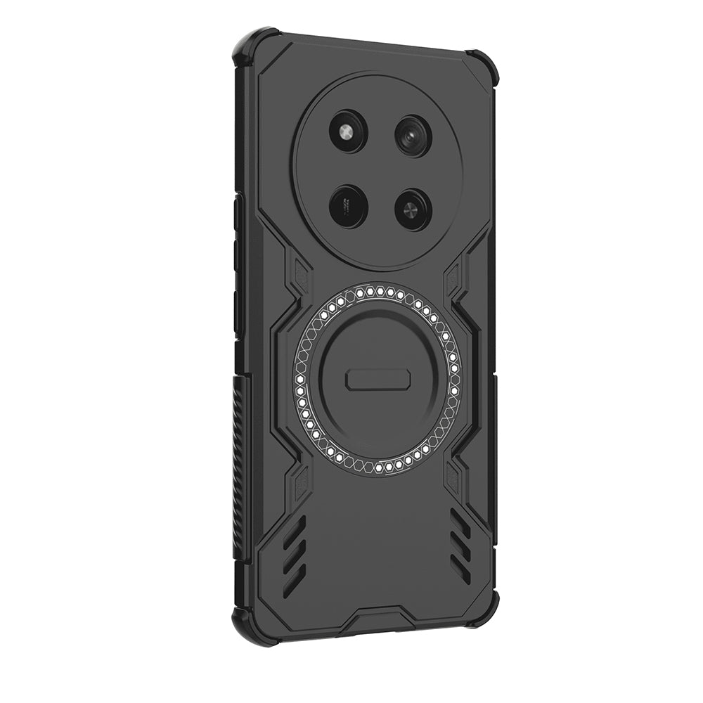 Coque MagSafe pour Honor X9c / Magic7 Lite, Techsuit, ArmorMag, Noire