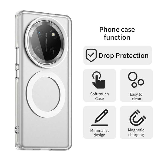 MagSafe-Hülle für Honor X9c / Magic7 Lite, Techsuit, CandyCase, Weiß