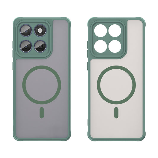 Coque MagSafe pour Motorola Edge 60 Fusion / Edge 60, Techsuit, HaloFrost II, Vert