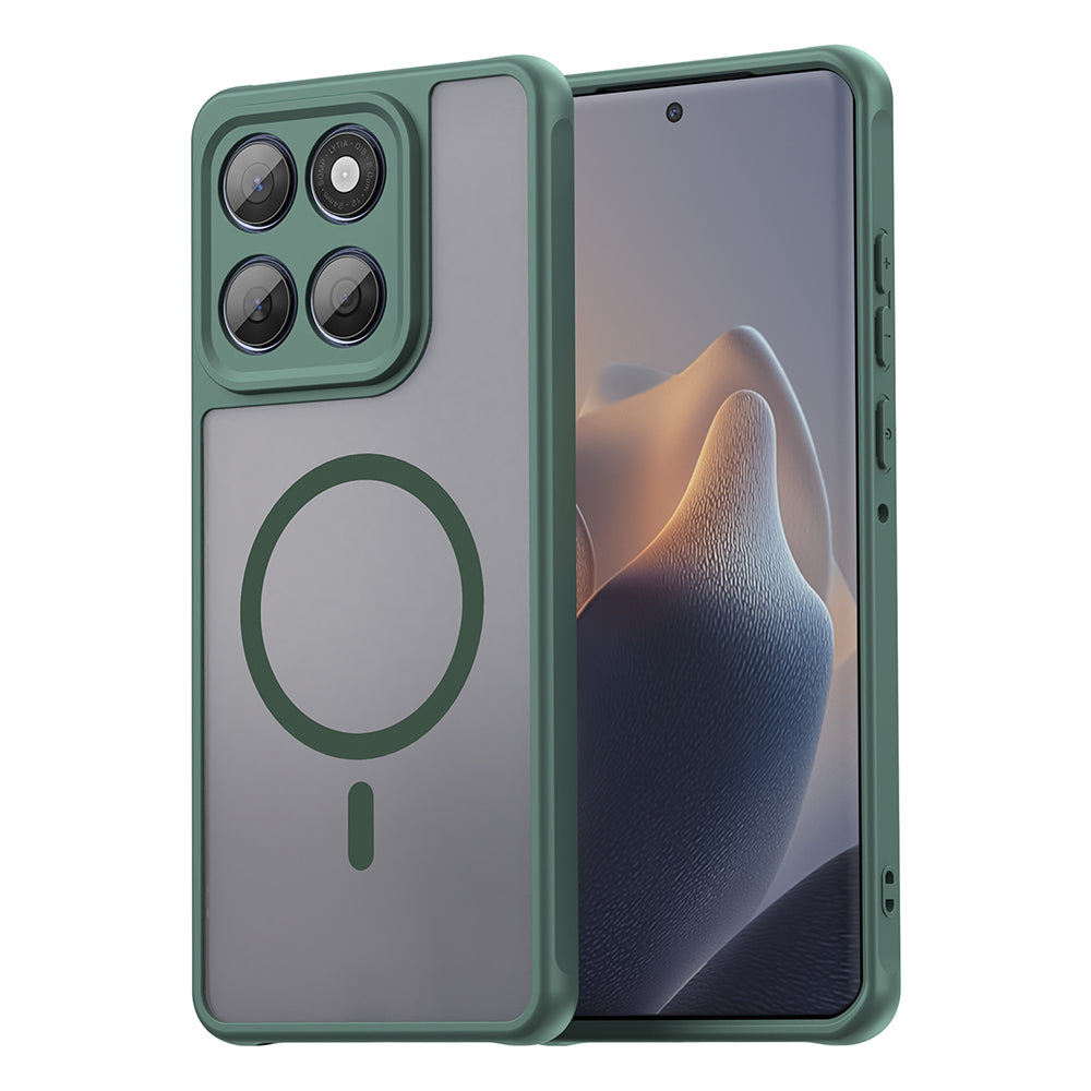 Coque MagSafe pour Motorola Edge 60 Fusion / Edge 60, Techsuit, HaloFrost II, Vert