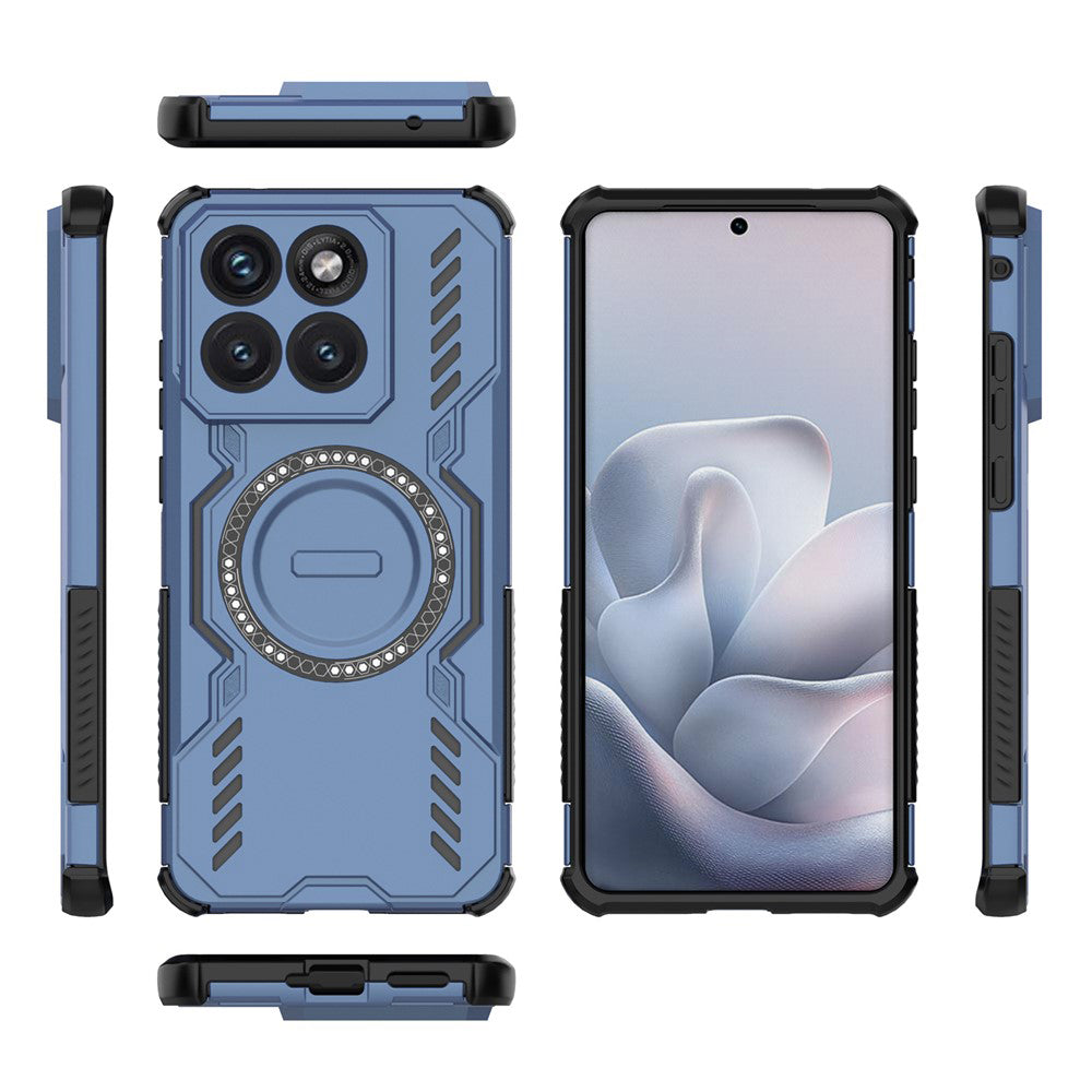 MagSafe Hülle für Motorola Edge 70 Fusion, Techsuit, ArmorMag, Blau
