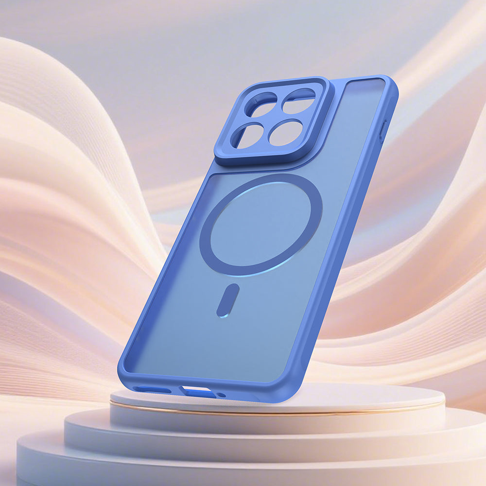 Étui MagSafe pour Motorola Edge 70, Techsuit, HaloFrost II, Bleu