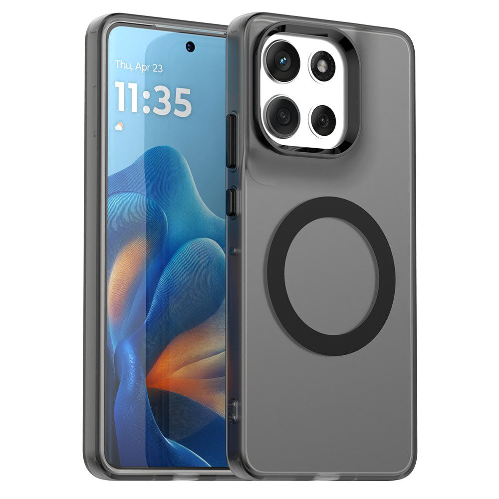 Housse MagSafe pour Motorola Moto G86, Techsuit, CandyCase, Noire