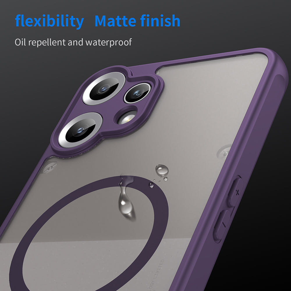 Coque MagSafe pour Nothing CMF Phone 2 Pro, Techsuit, HaloFrost II, Violet