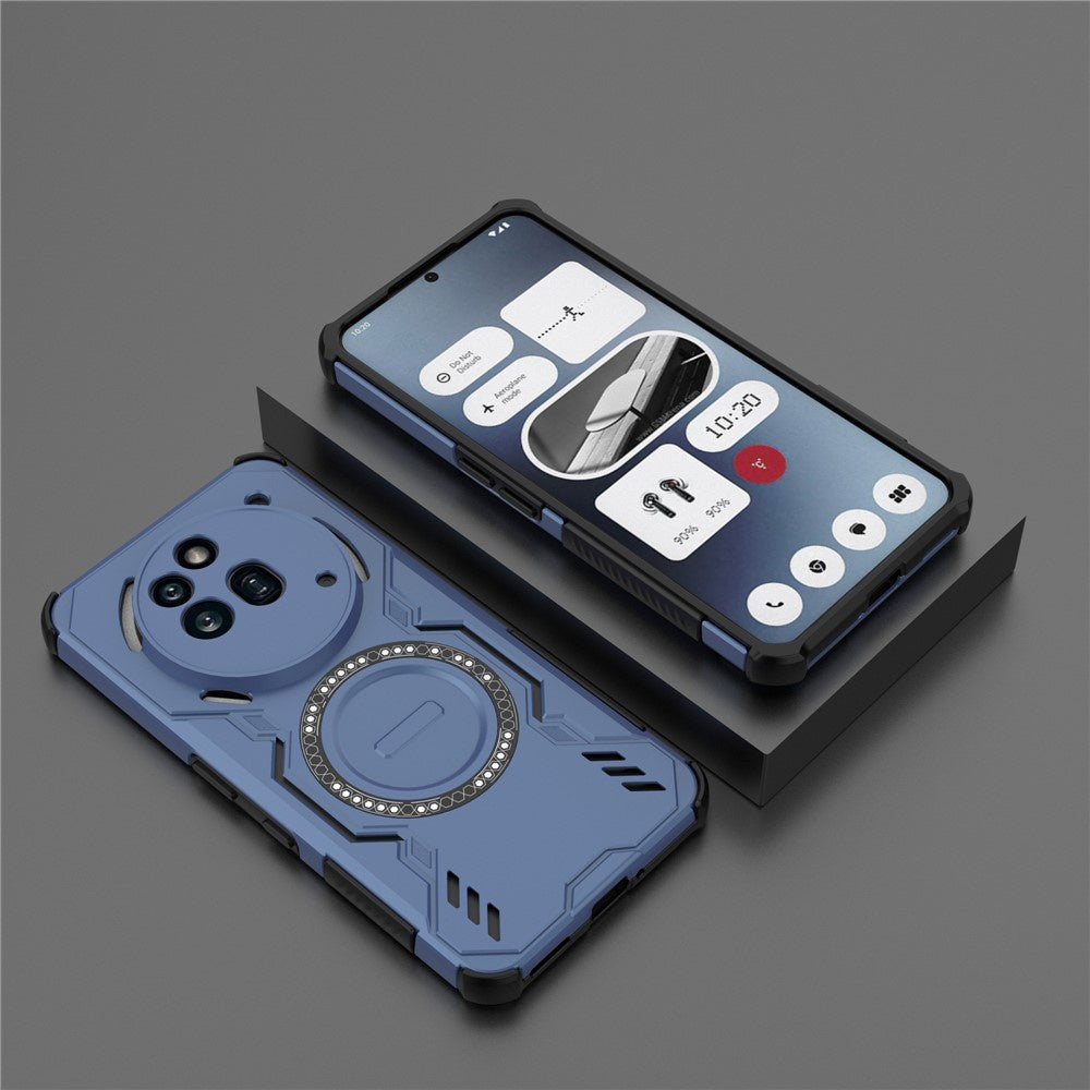 Coque MagSafe pour Nothing Phone (3a) Pro, Techsuit, ArmorMag, Bleue