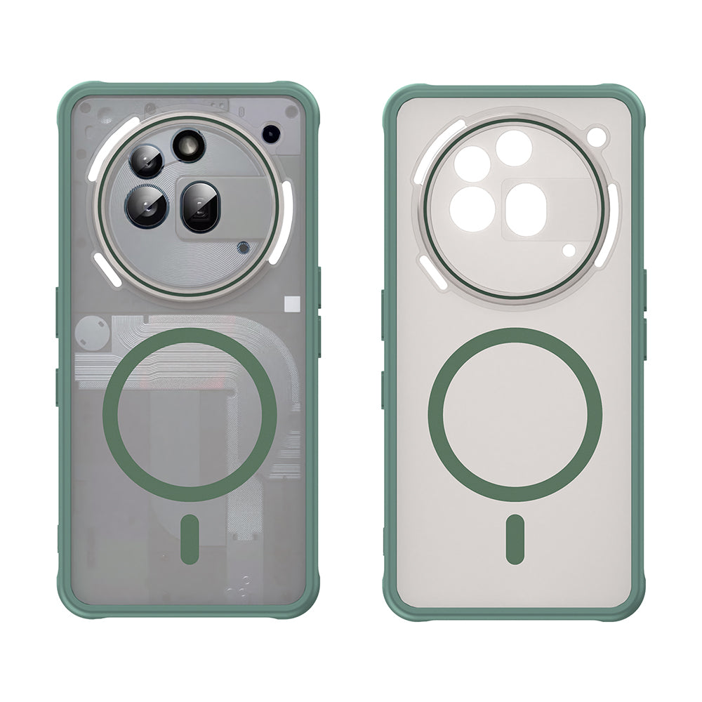Coque MagSafe pour Nothing Phone (3a) Pro, Techsuit, HaloFrost II, Vert