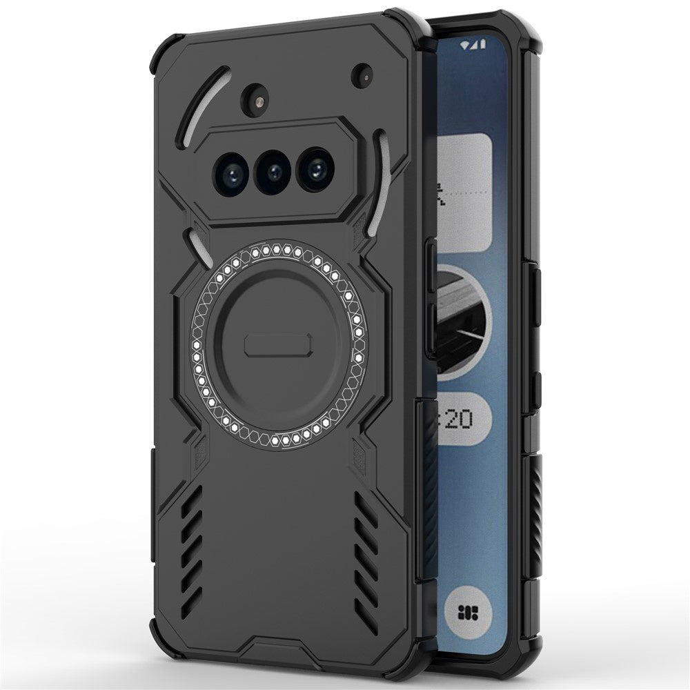 Coque MagSafe pour Nothing Phone (3a), Techsuit, ArmorMag, Noire