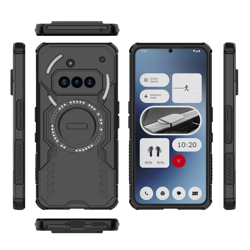 Coque MagSafe pour Nothing Phone (3a), Techsuit, ArmorMag, Noire