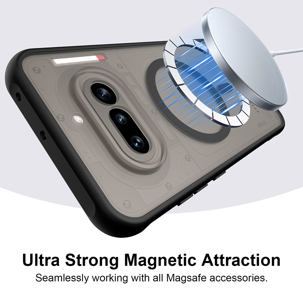 Étui MagSafe pour Nothing Phone (4a) Pro, Techsuit, HaloFrost II, Noir