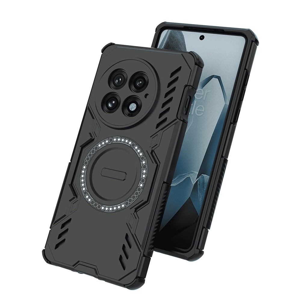 Coque MagSafe pour OnePlus 13, Techsuit, ArmorMag, Noire