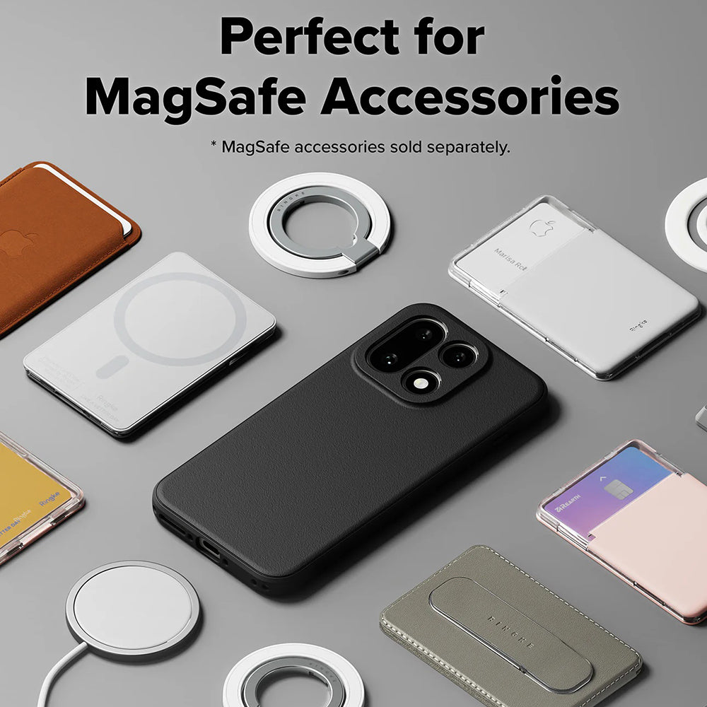 Coque MagSafe pour OnePlus 15, Ringke, Onyx, Noire