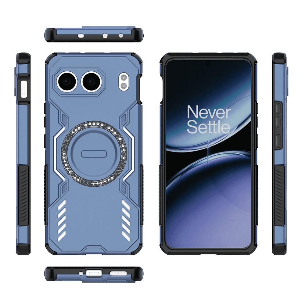Coque MagSafe pour OnePlus Nord 4, Techsuit, ArmorMag, Bleue