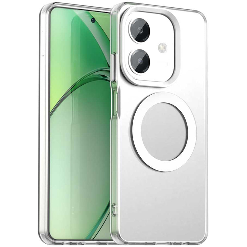 Coque MagSafe pour Oppo A3 4G / A3 5G, Techsuit, CandyCase, Blanche
