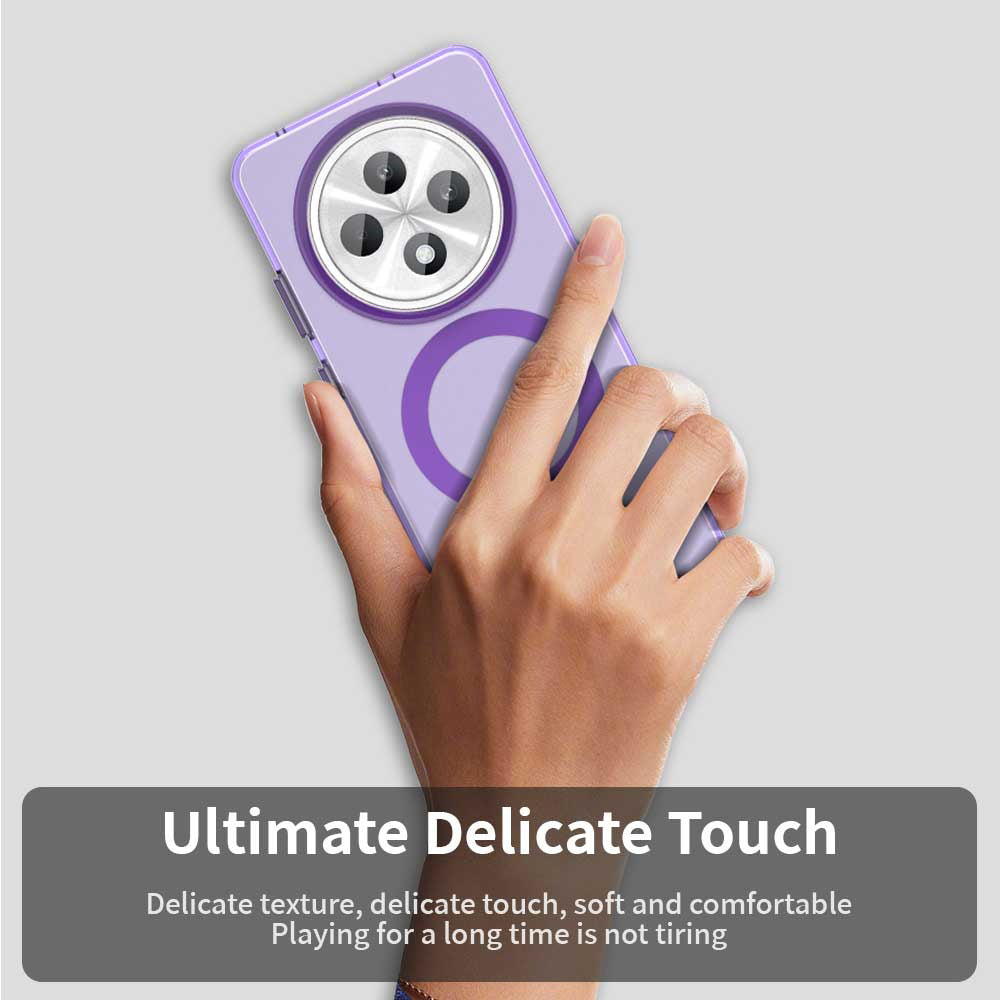 Coque MagSafe pour Oppo A3 4G / A3 5G, Techsuit, CandyCase, Violet