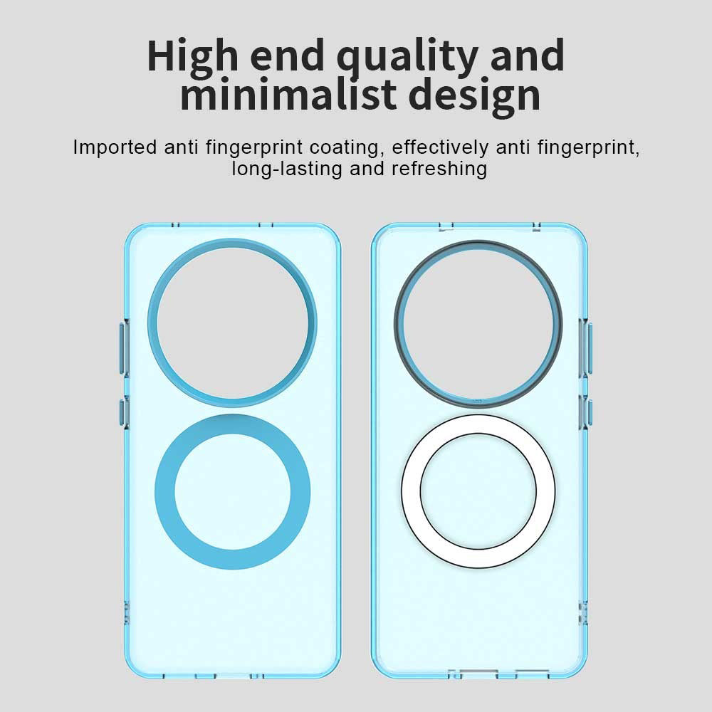 Coque MagSafe pour Oppo Reno12 FS 5G / Reno12 FS 4G / Reno12 F 4G / Reno12 F, Techsuit, CandyCase, Bleue