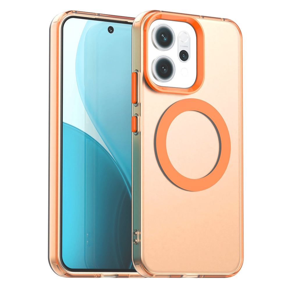 MagSafe Case for Oppo Reno14, Techsuit, CandyCase, Orange