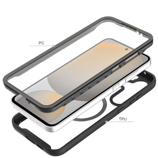 Étui MagSafe pour Samsung Galaxy S24 FE S721, Tech-Protect, Defence360, noir