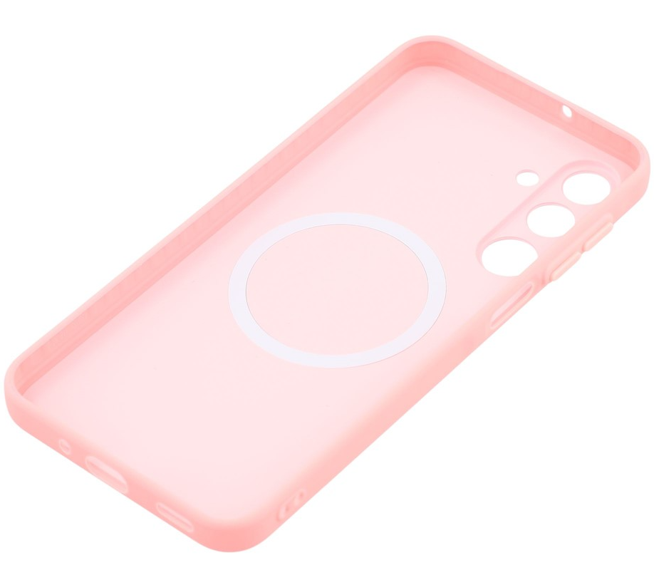 Coque MagSafe pour Samsung Galaxy S25 Ultra S938, OEM, Astronaute Cartoon, Rose