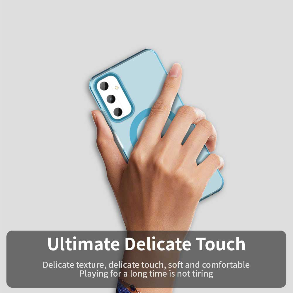 Coque MagSafe pour Samsung Galaxy A05s A057, Techsuit, CandyCase, Bleue