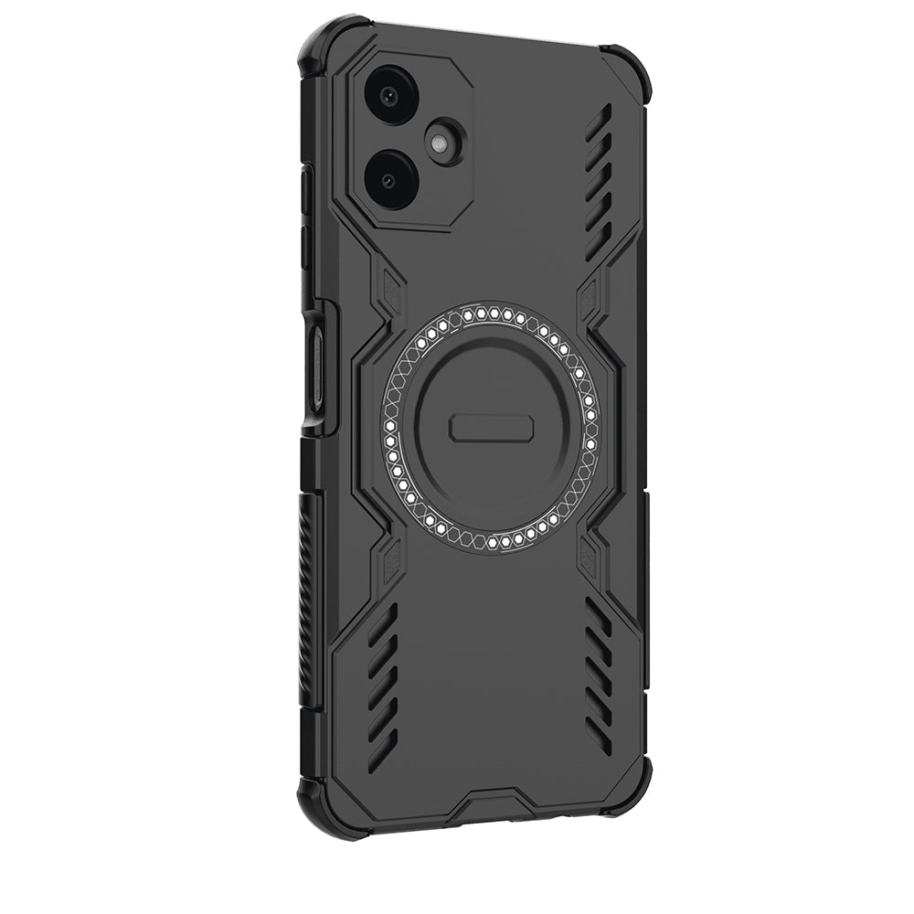 Coque MagSafe pour Samsung Galaxy A06 A065, Techsuit, ArmorMag, Noire