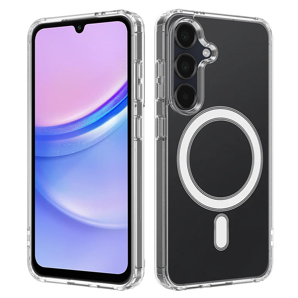 Coque MagSafe pour Samsung Galaxy A15 A155, Techsuit, Pro, Transparente