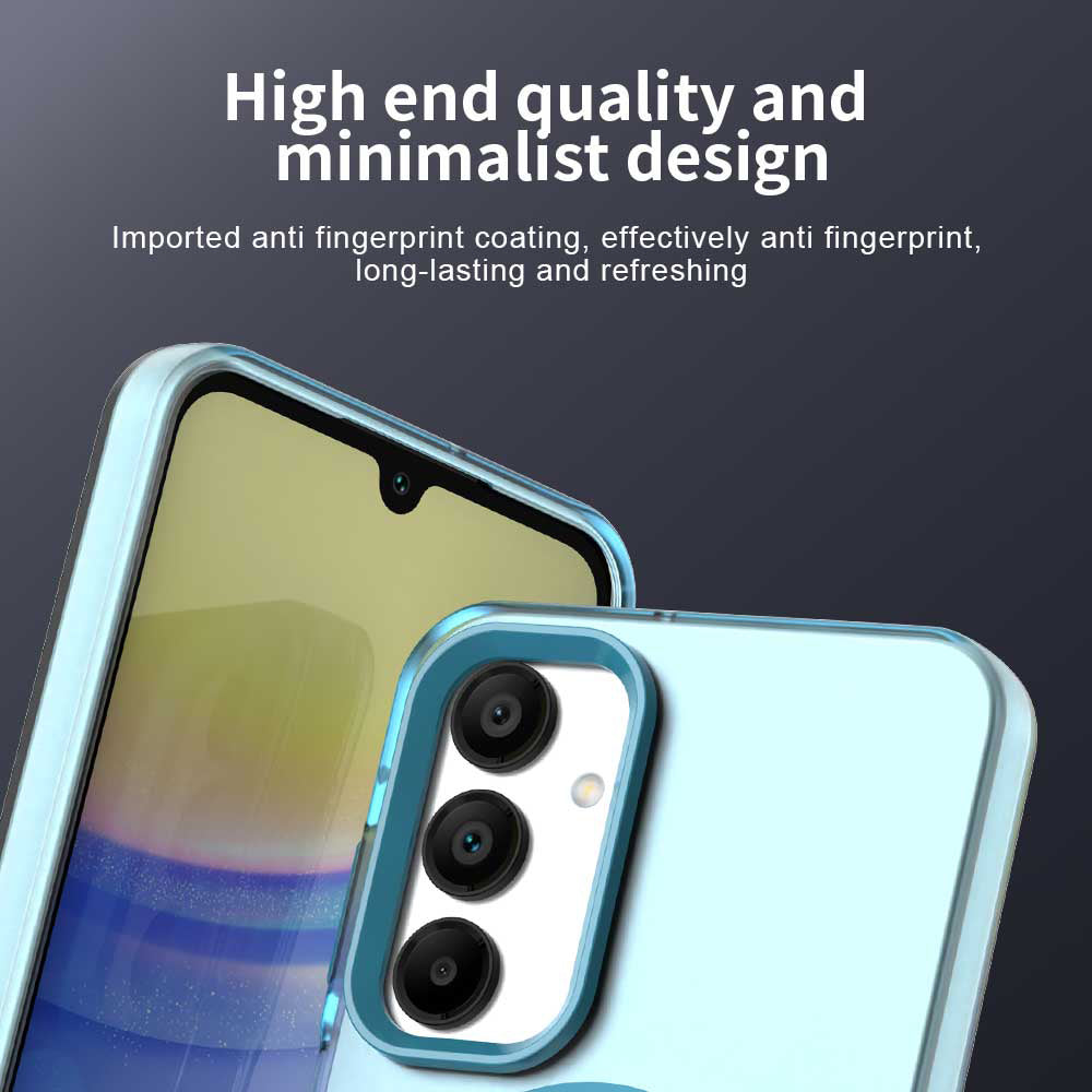 Coque MagSafe pour Samsung Galaxy A16 5G A166 / A16 4G A165, Techsuit, CandyCase, Bleue