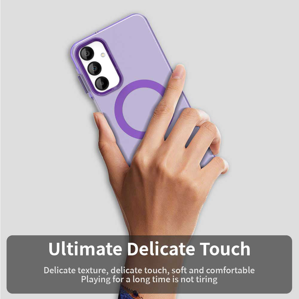 Coque MagSafe pour Samsung Galaxy A16 5G A166 / A16 4G A165, Techsuit, CandyCase, Violet