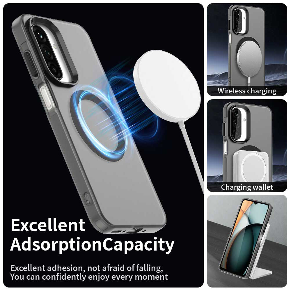 Coque MagSafe pour Samsung Galaxy A26 A266, Techsuit, CandyCase, Noire