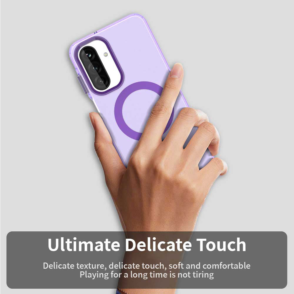 Coque MagSafe pour Samsung Galaxy A27 5G, Techsuit, CandyCase, Violet
