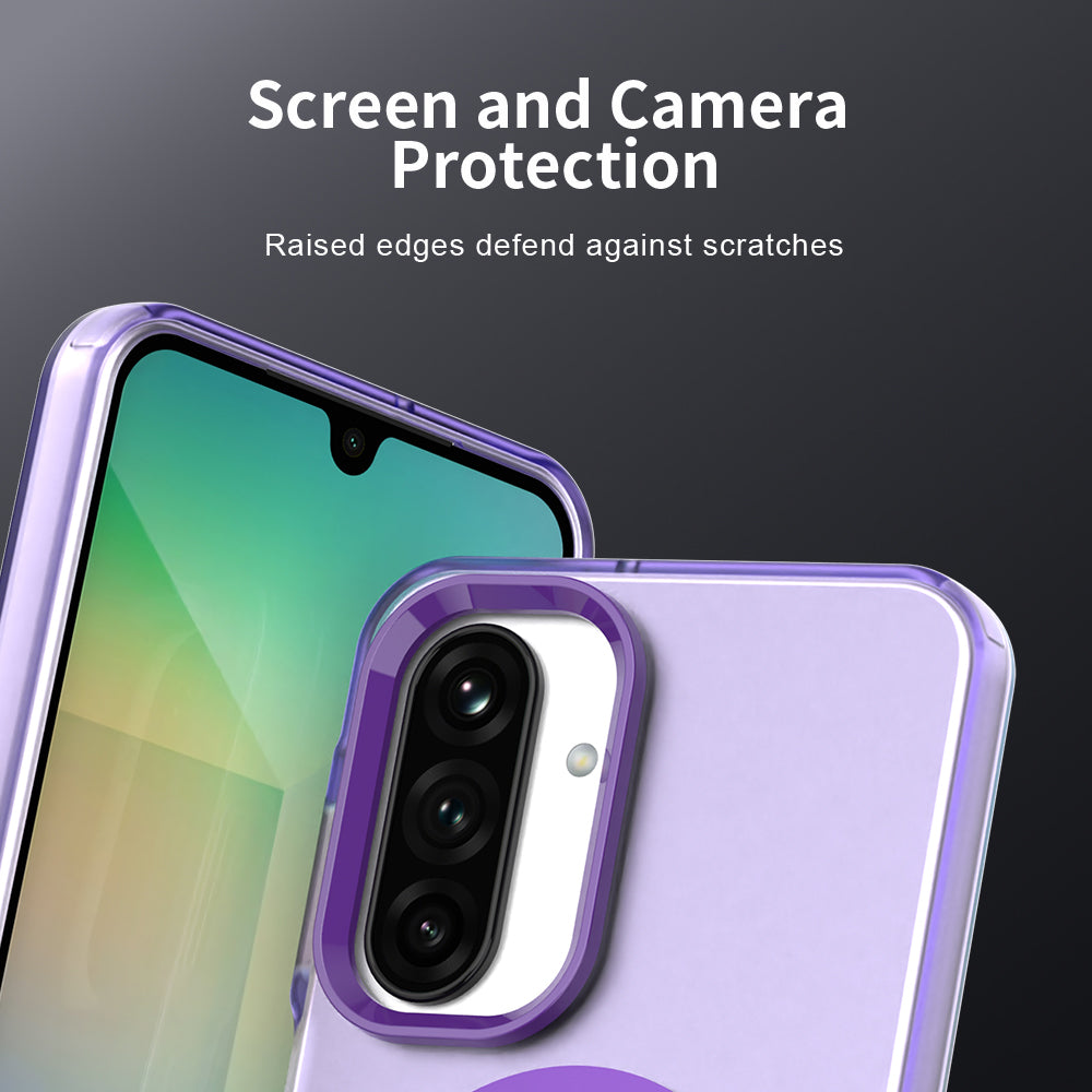 Coque MagSafe pour Samsung Galaxy A27 5G, Techsuit, CandyCase, Violet