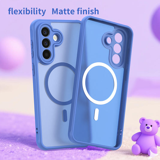 MagSafe-Hülle für Samsung Galaxy A27 5G, Techsuit, HaloFrost II, Blau