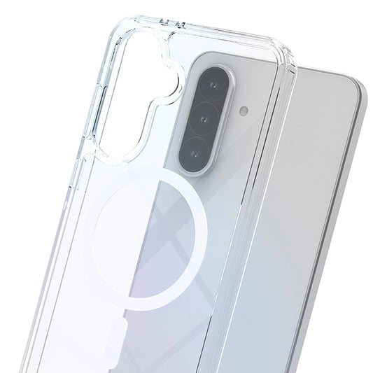 Coque MagSafe pour Samsung Galaxy A36 A366, 3MK, Armor MagCase, Transparente