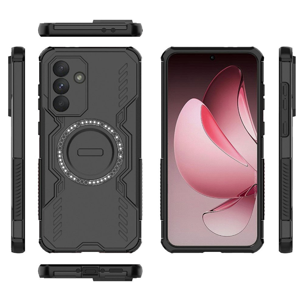 Coque MagSafe pour Samsung Galaxy A36 A366, Techsuit, ArmorMag, Noire