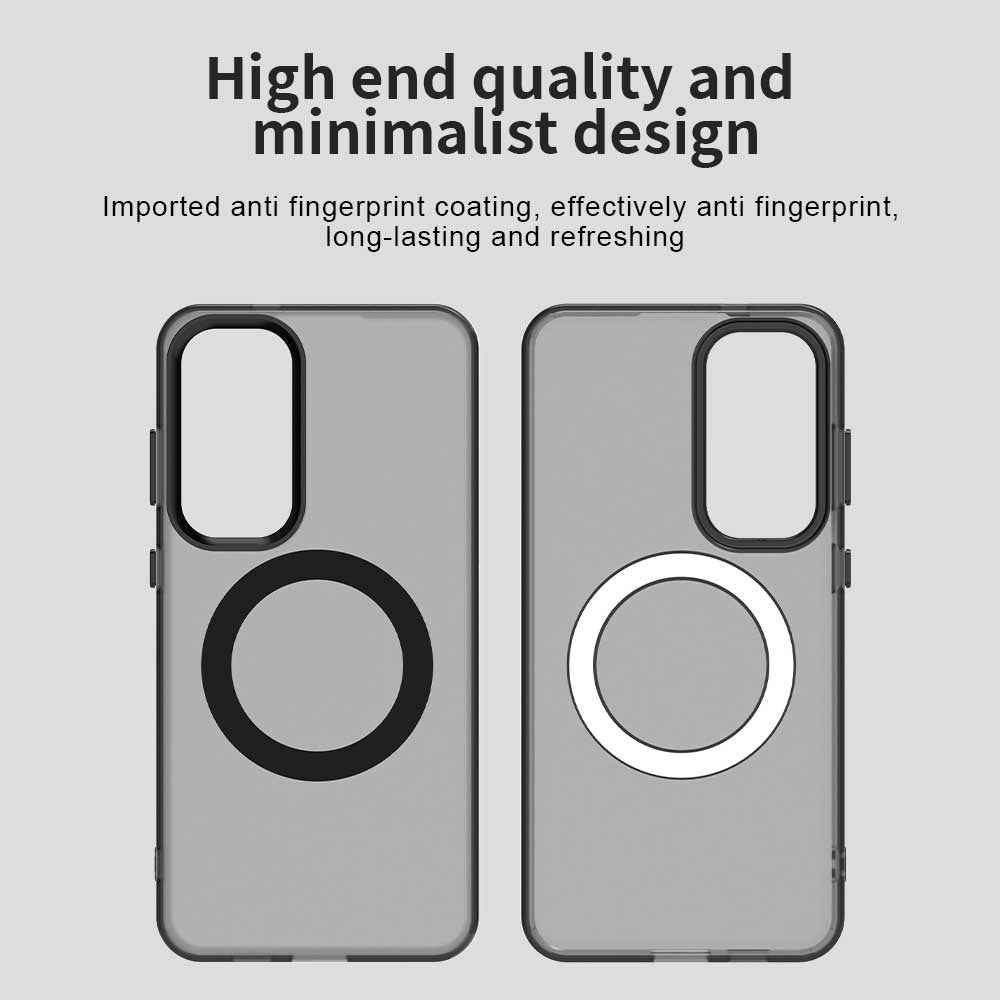 Coque MagSafe pour Samsung Galaxy S23 FE S711, Techsuit, CandyCase, Noire