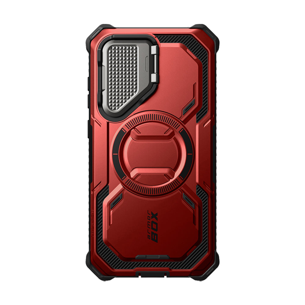 MagSafe Hülle für Samsung Galaxy S25 S931, i-Blason, ArmorBox, Rot