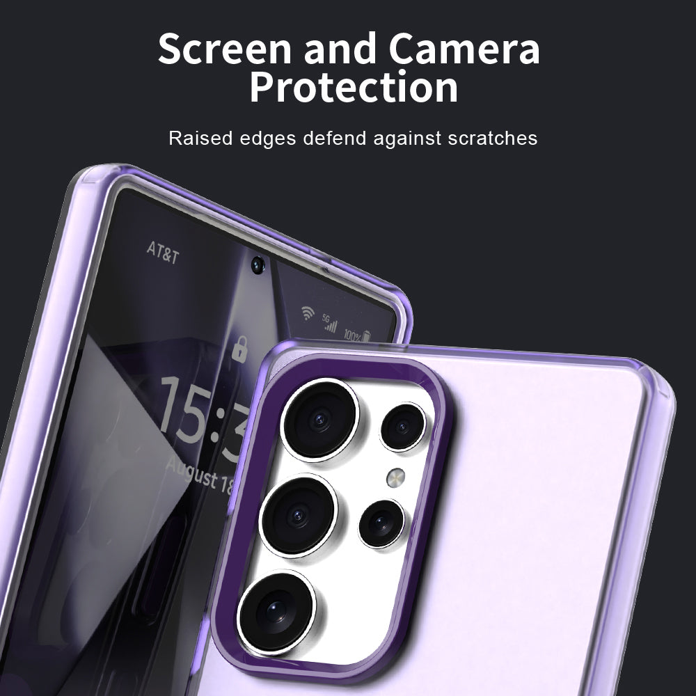 Coque MagSafe pour Samsung Galaxy S25 Ultra S938, Techsuit, CandyCase, Violet