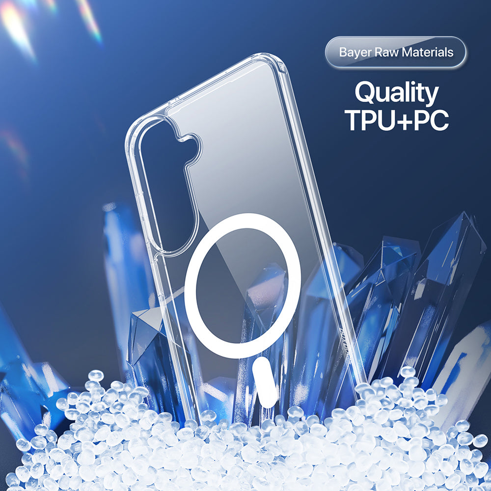 Coque MagSafe pour Samsung Galaxy S26 FE S741, DUX DUCIS, Clin, Transparente