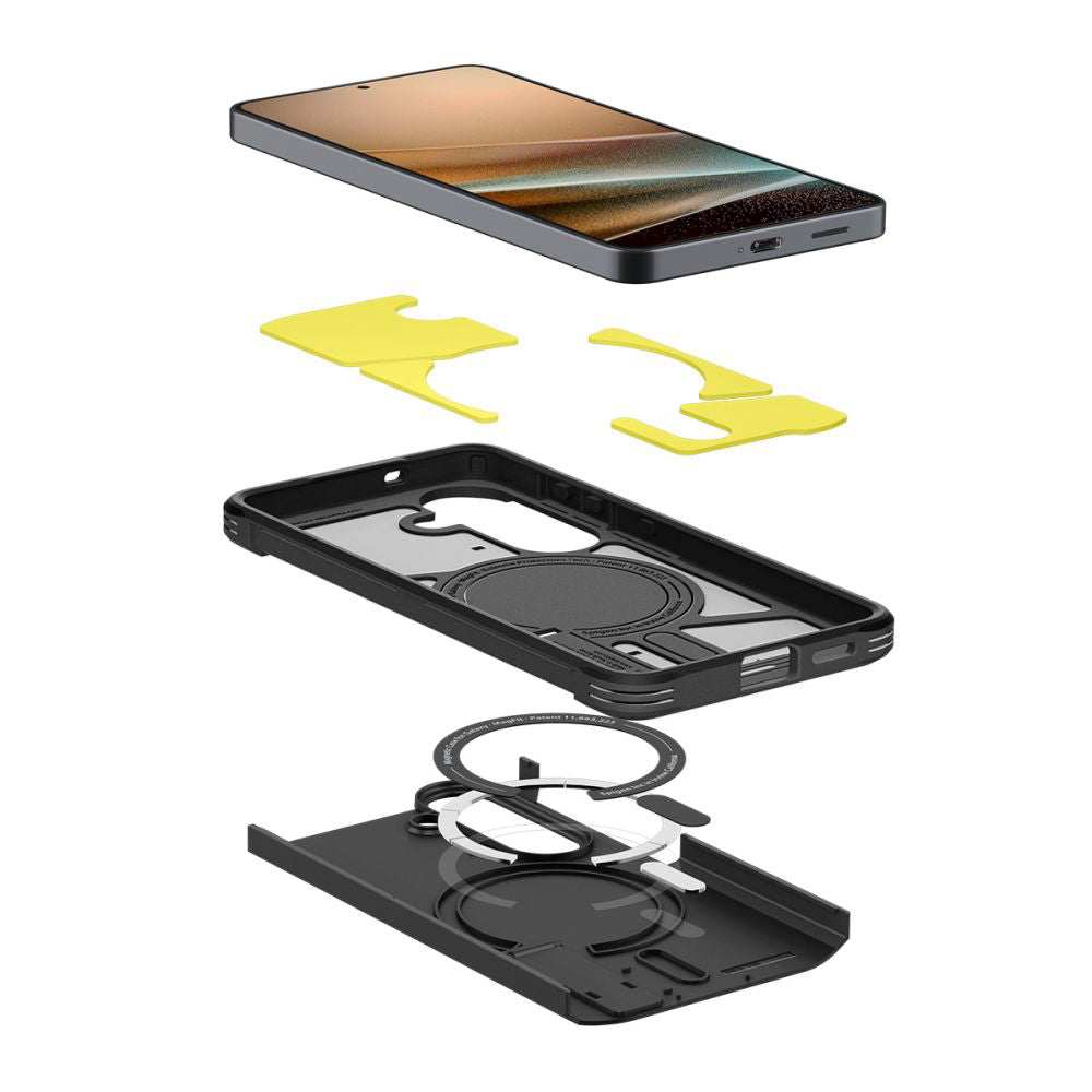 Coque MagSafe pour Samsung Galaxy S26 Plus S947, Spigen, Tough Armor, Noire ACS10713