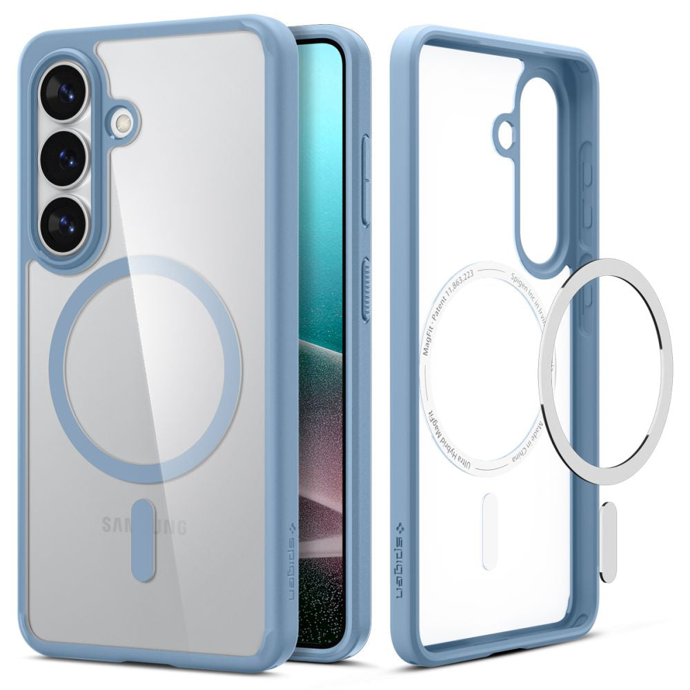 MagSafe Hülle für Samsung Galaxy S26 Plus S947, Spigen, Ultra Hybrid, Blau ACS11213